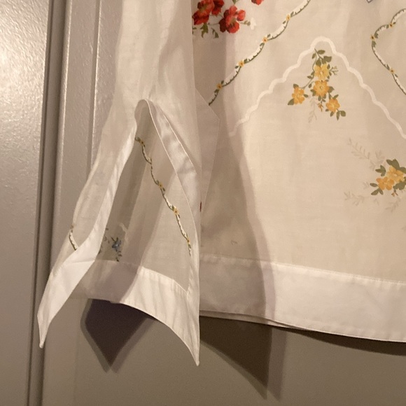 TORY BURCH| HANDKERCHIEF EMBROIDERED TUNIC | AFTERNOON TEA RSVD| SZ 2 - Picture 5 of 13